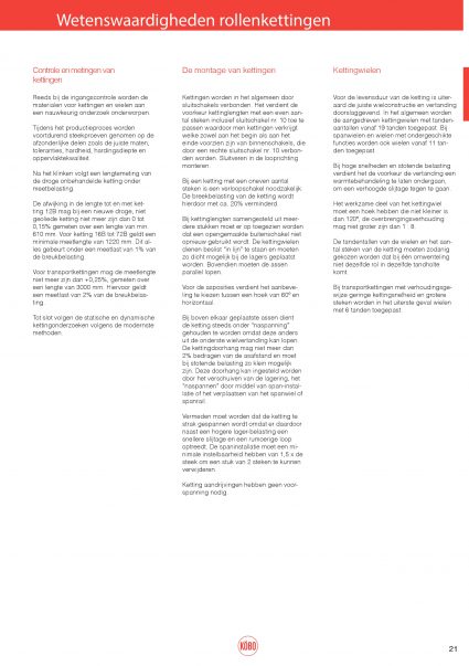 Introductie Rollenkettingen & kettingwielen