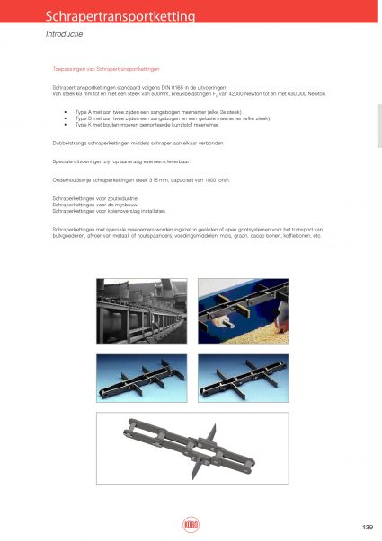 Schrapertransportketting introductie