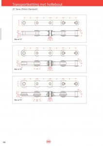 Transportketting hollebout ZC-serie BS standaard