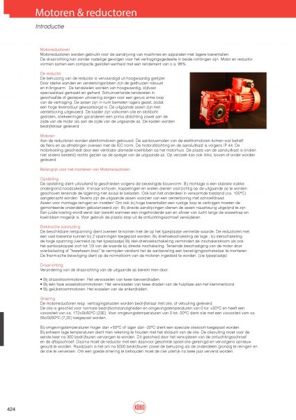 Introductie motorreductoren
